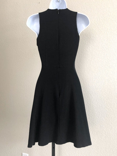 Theory Size 2 Black Fit and Flare Dress - CLEARANCE
