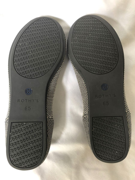 Rothy's Size 6.5 The Flat in Grey Birdseye