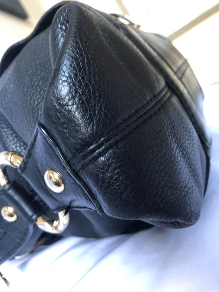 Michael Kors Black Leather Shoulder Bag