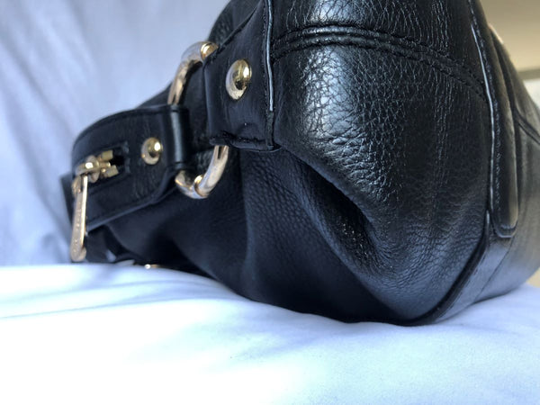 Michael Kors Black Leather Shoulder Bag