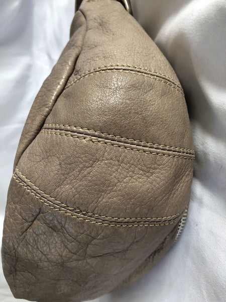 Sundance Gray Leather Cross Body Bag