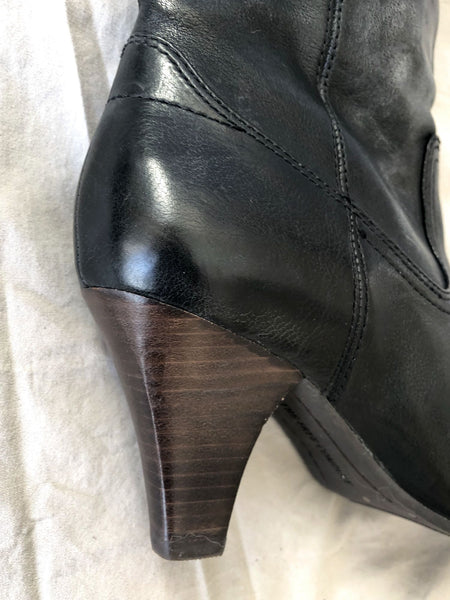 Frye Size 5.5 Dannika Campus Black Boots