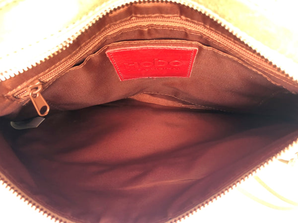 Hobo International Gold Leather Cross Body