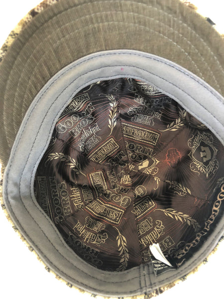 Goorin XS Tan Tweed Checked Cap - CLEARANCE