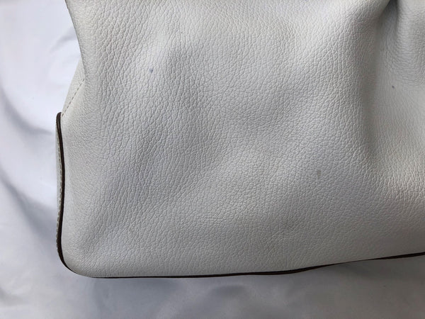 Anya Hindmarch White Leather Luxury Tote