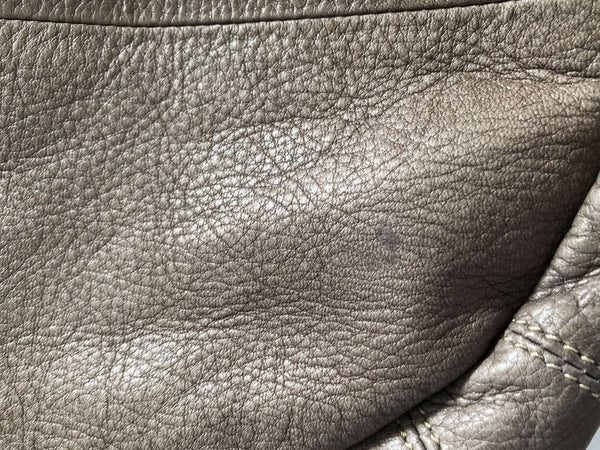 Sundance Gray Leather Cross Body Bag