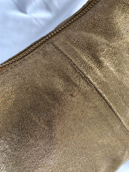 Hobo International Phoebe Gold Leather Bag